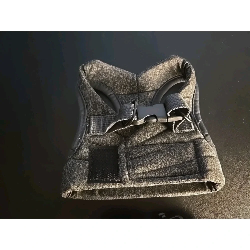 Cat Harness and Leash Escape Proof Walking Vest Adjustable Dark Gray Size M